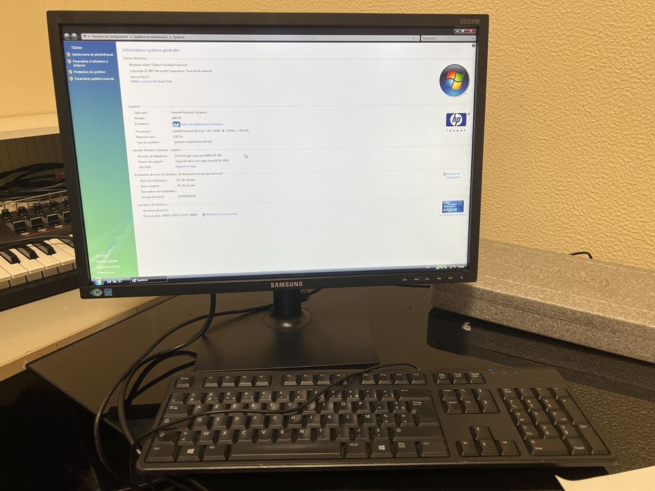 Computador Torre HP + Monitor