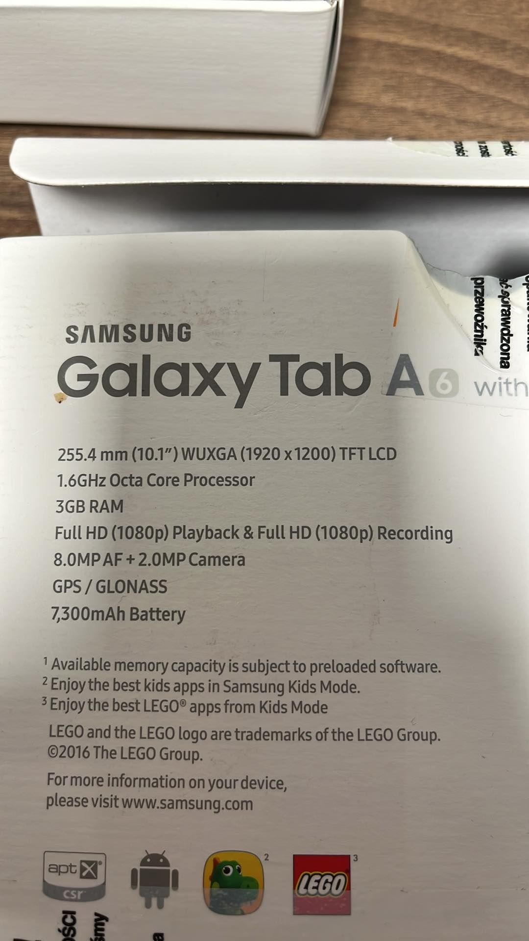 Samsung Galaxy Tab A6 + rysik