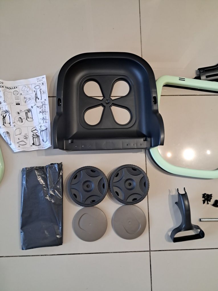 KOSZ NA ŚMIECI do ogrodu składany 100L RECO Trolley Sack