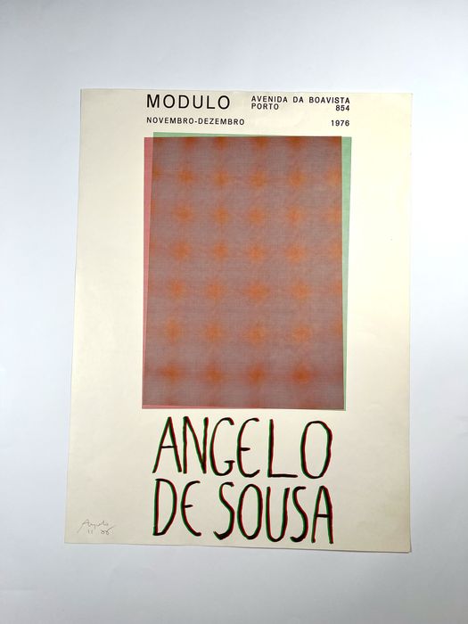 Ângelo de Sousa Galeria Módulo 1976 Cartaz da exposição