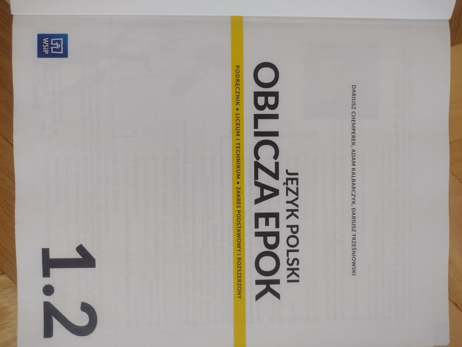 Podręcznik do j. polskiego 1 klasa