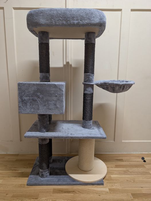 Nox Drapak dla Kota Ciemnoszary 95x42x135cm Używany DUŻY