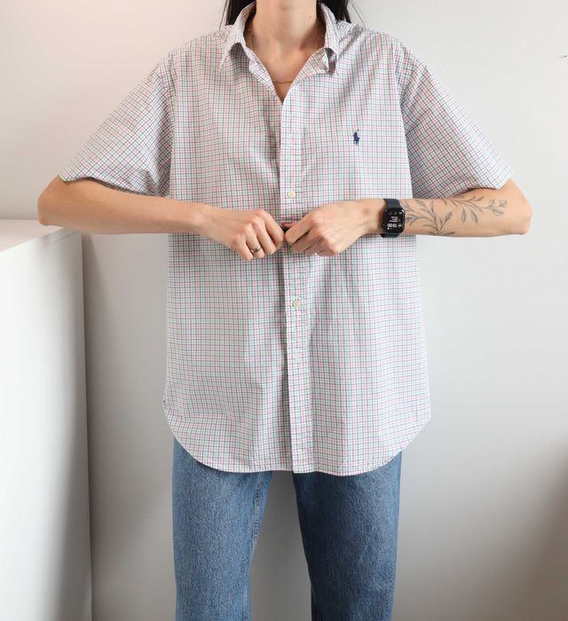 Bawełniana koszula Polo Ralph Lauren 100% bawełna XL