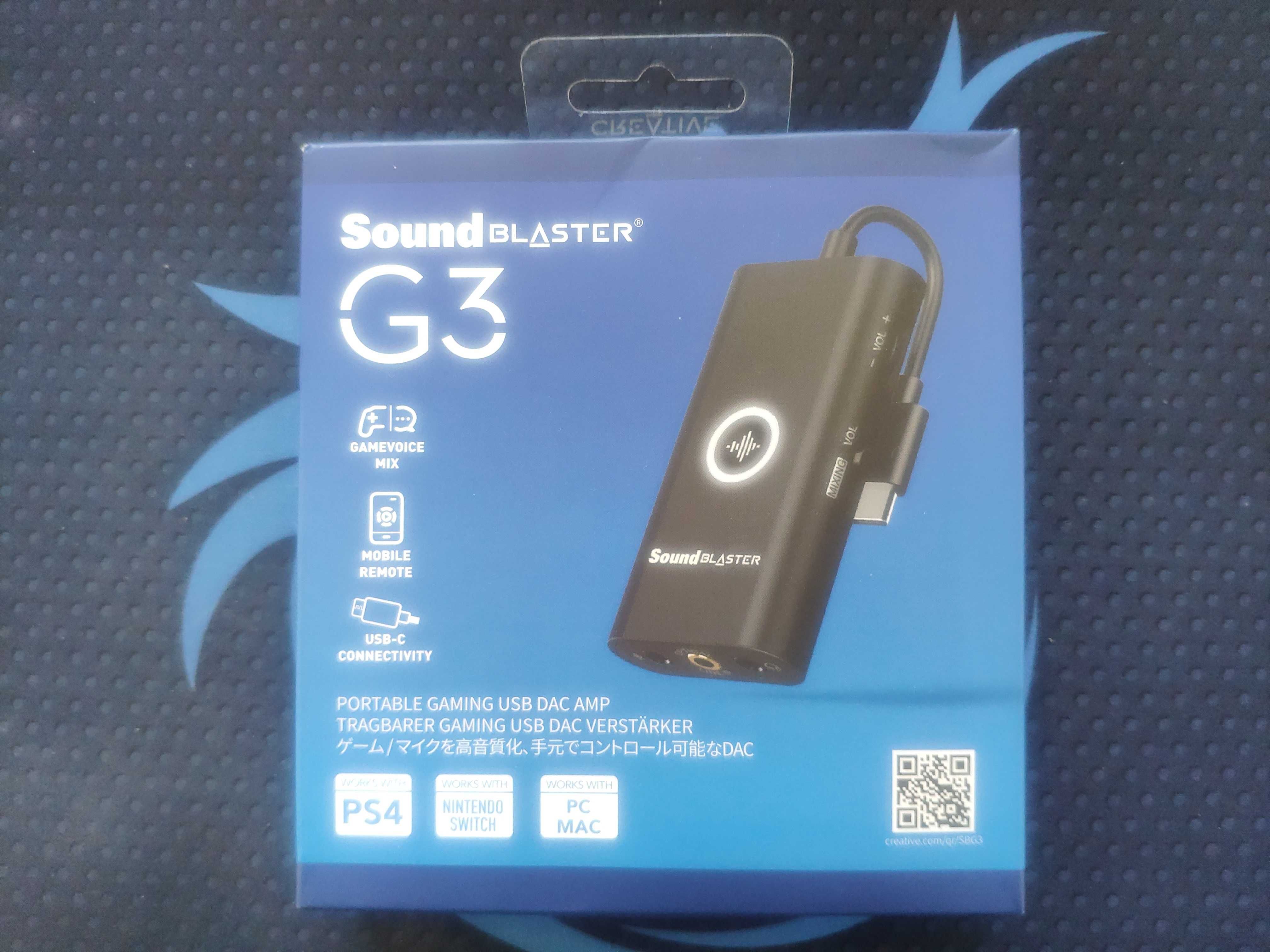 Creative Sound Blaster G3 USB-C (NOVA\CAIXA SELADA)