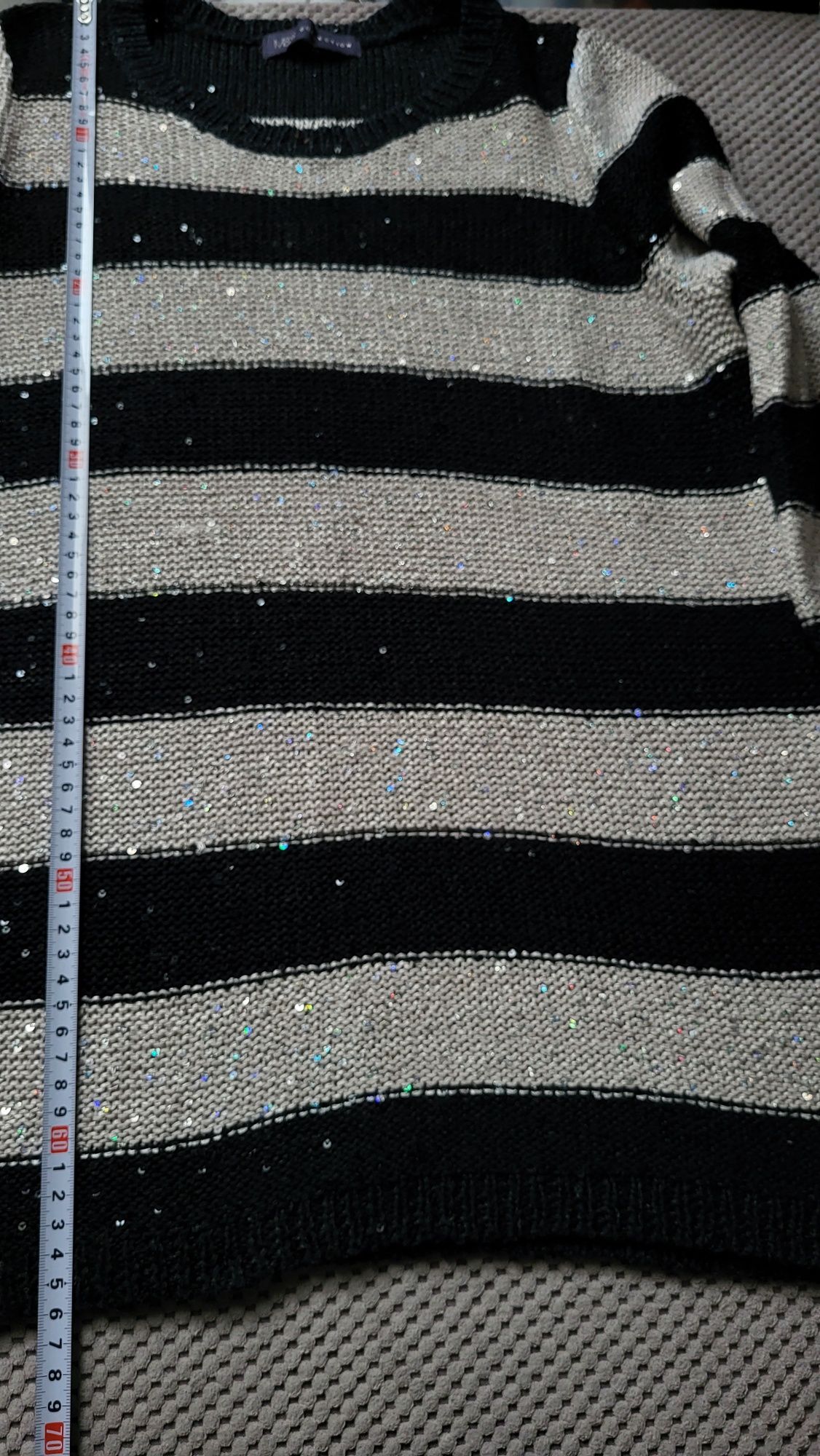 Sweter w paski Marks Spencer r. M