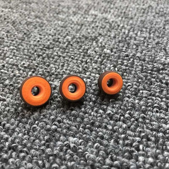 Мандаринки - гибридные амбушюры для наушников (силикон и пена)