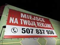 Miejsce na Twoją reklamę. Powierzchnia na reklamę / Baner 5x2.50m