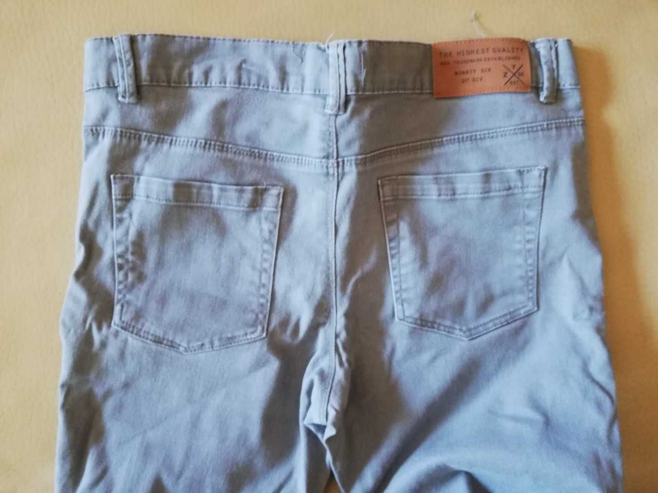 Calça Zara Cinzentas 11/12 anos Extensiveis