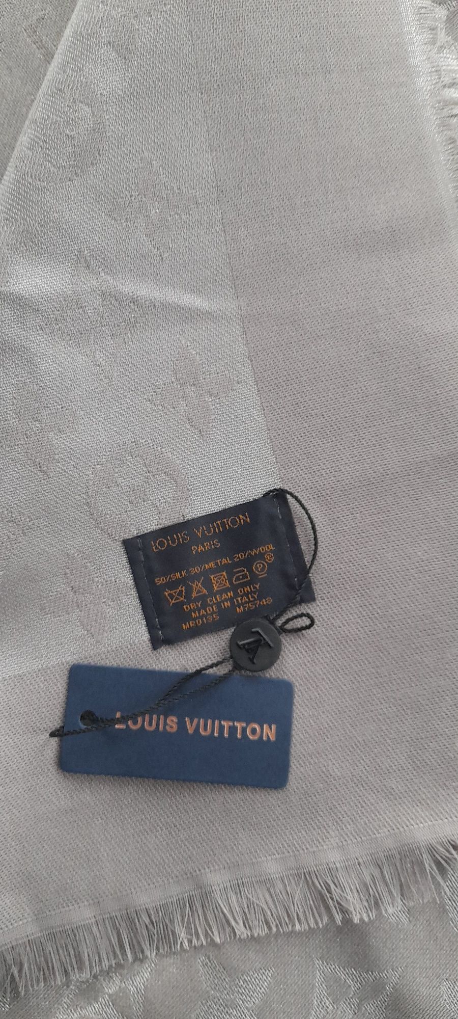 Chusta Louis Vuitton stalowa Duza