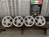 99 Оригинальные разноширокие литве диски Mercedes 5/112 R18 et43-52,5