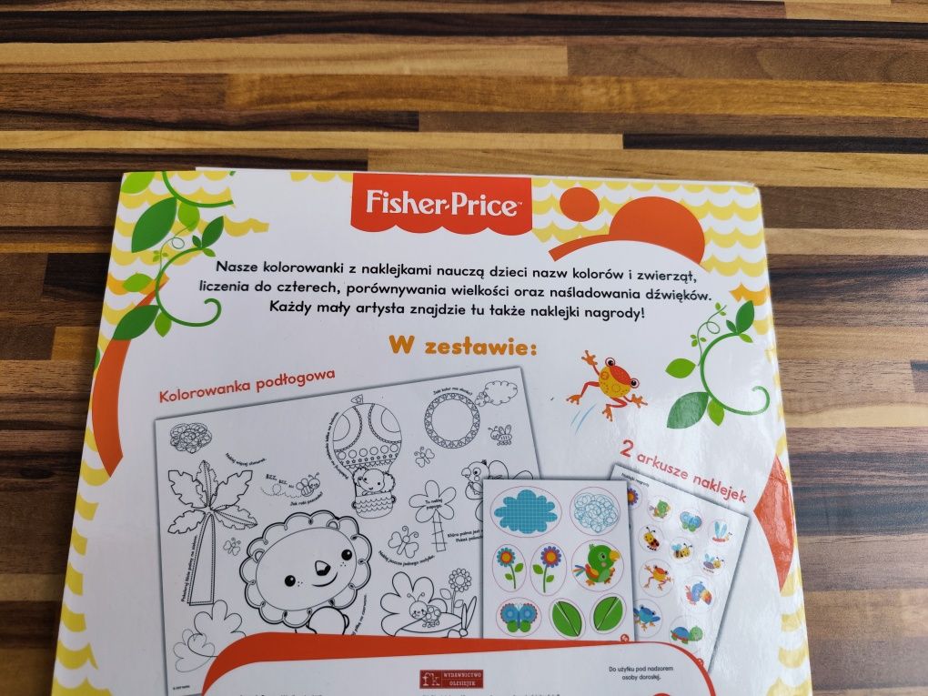 Fisher Price Kolorowanka podłogowa Lwiątko kolorowanie i zgadywanie