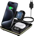 HATALKIN A93 Ładowarka Indukcyjna 25W iPhone Apple Watch Samsung 5w1