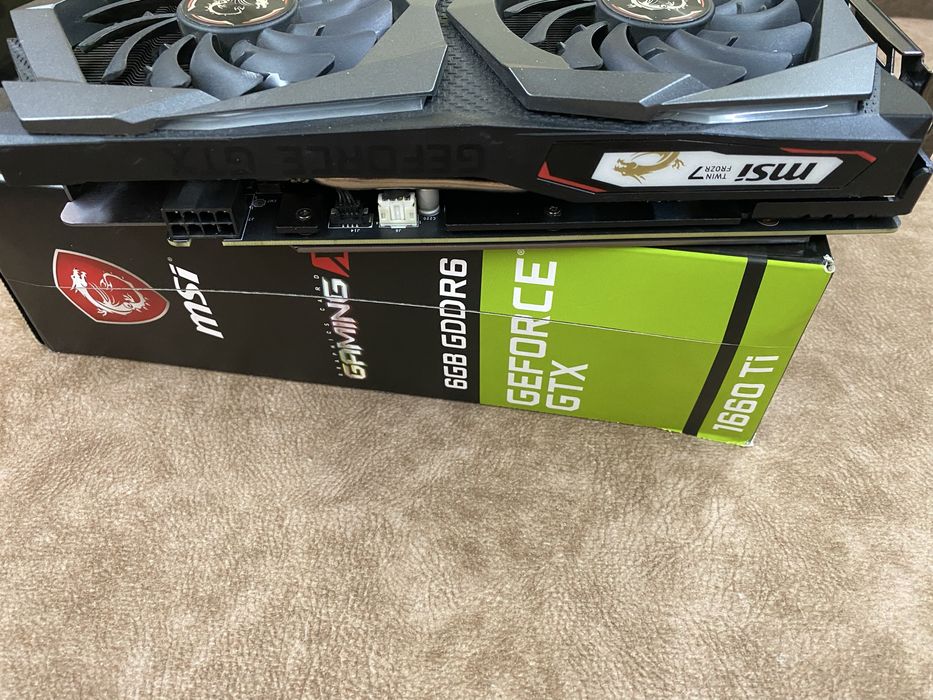 Видеокарта MSI GTX 1660 TI Gaming X 6G