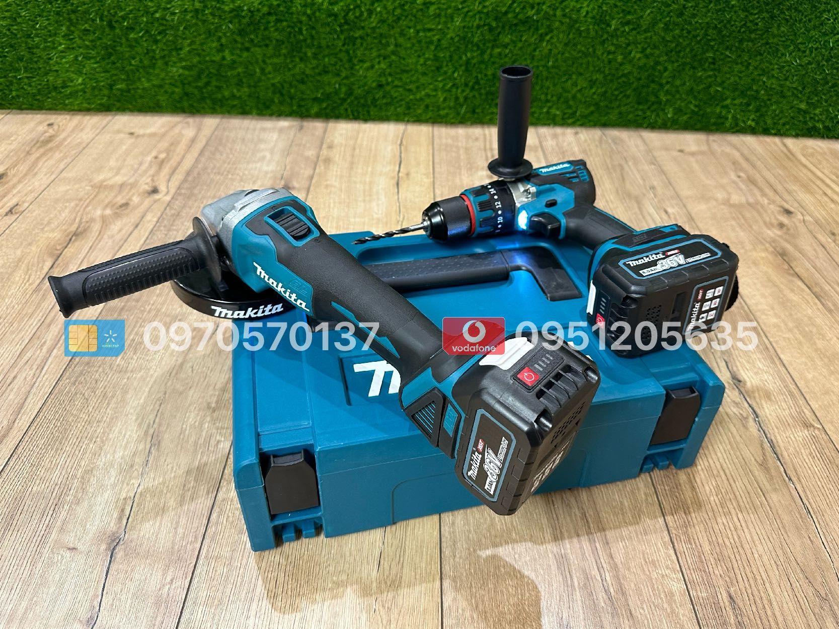 Набір 2/1 Makita Болгарка DGA504 + Шуруповерт DHP485BL 2АКБ 36V 8Ah