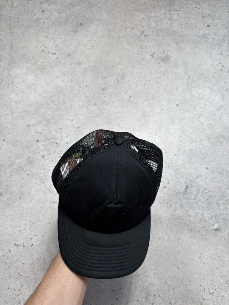 Черная Кепка Nike Big Swoosh Оригинал Идеал