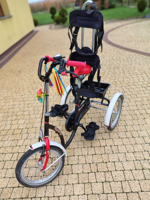Rowerek trójkołowy rehabilitacyjny