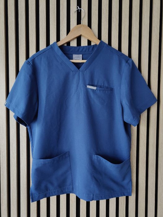 Scrub odzież bluza damska my moodsy S 36 granatowa dekolt V