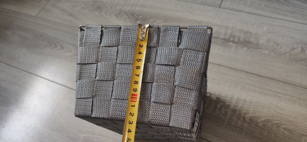 Koszyk organizer szary nowy