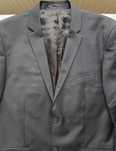 Marynarka męska H&M czarna, WEŁNA, r. EUR 54 slim fit