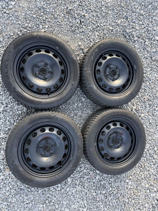 Koła Felgi Stalowe R16 5x112 + Opony Zimowe 205 55 R16