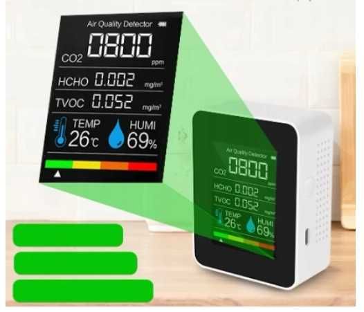Wielofunkcyjny miernik CO2 5w1