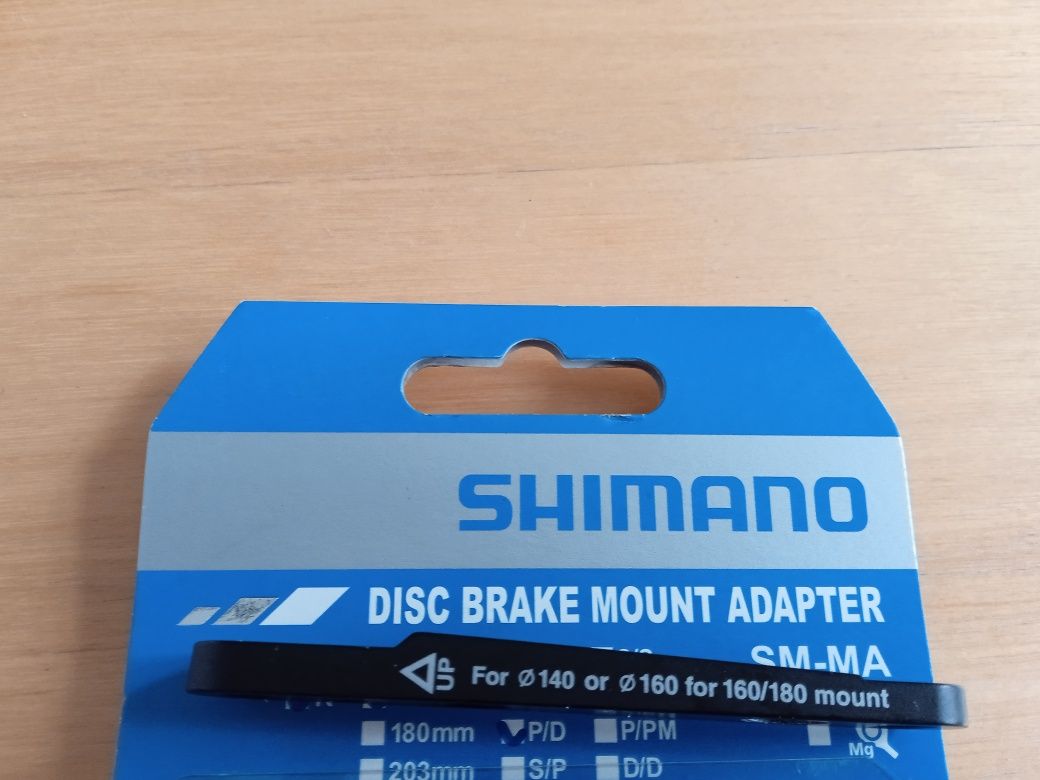 Adapter Shimano front przód flat mount 140/160 szosa ultegra dura