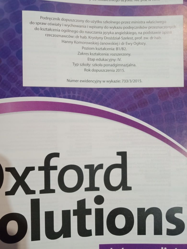 Oxford solutions Student' Book