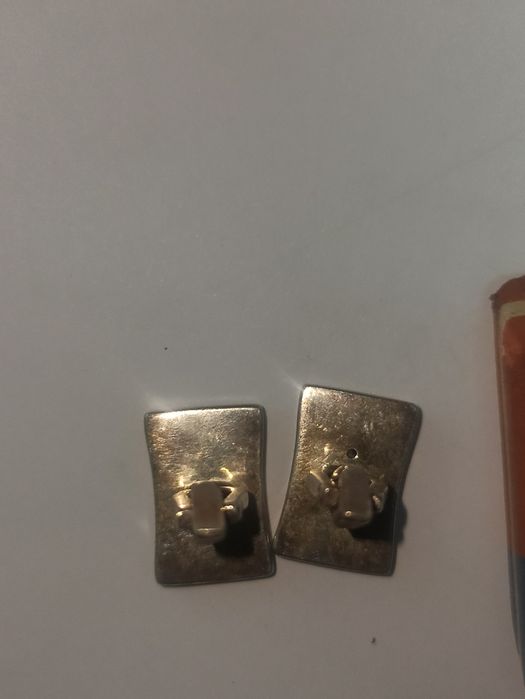 Запонки серебро 875" вес 11,83гр.