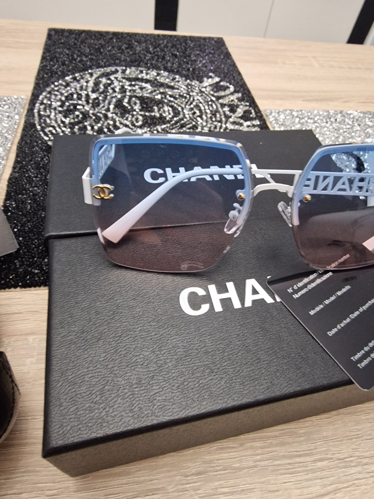 Okulary Chanel białej