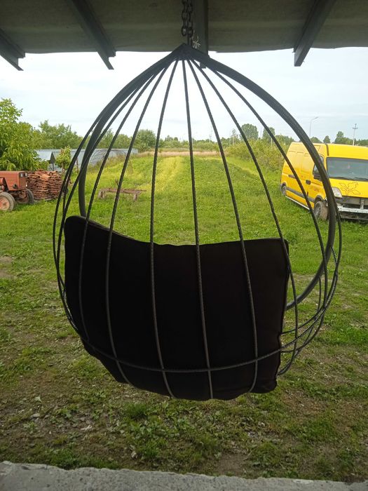 Крісло качалка саморобне