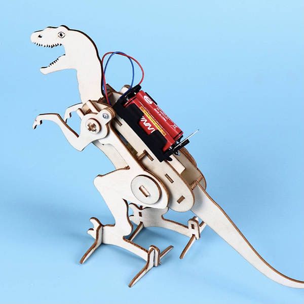 Дитячий розвиваючий науковий конструктор DIY "Рух динозавра"