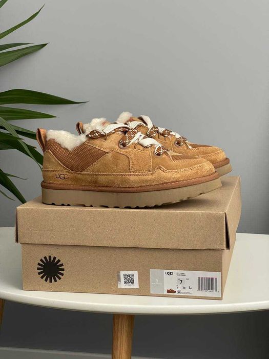 Жіночі зимові кросівки UGG Lo Lowmel Sneaker Chestnut FUR 36-41