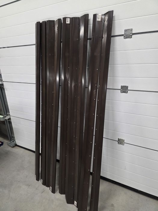 Profile okapowe K10R - 9 szt Brąz RAL 8019 Renoplast
