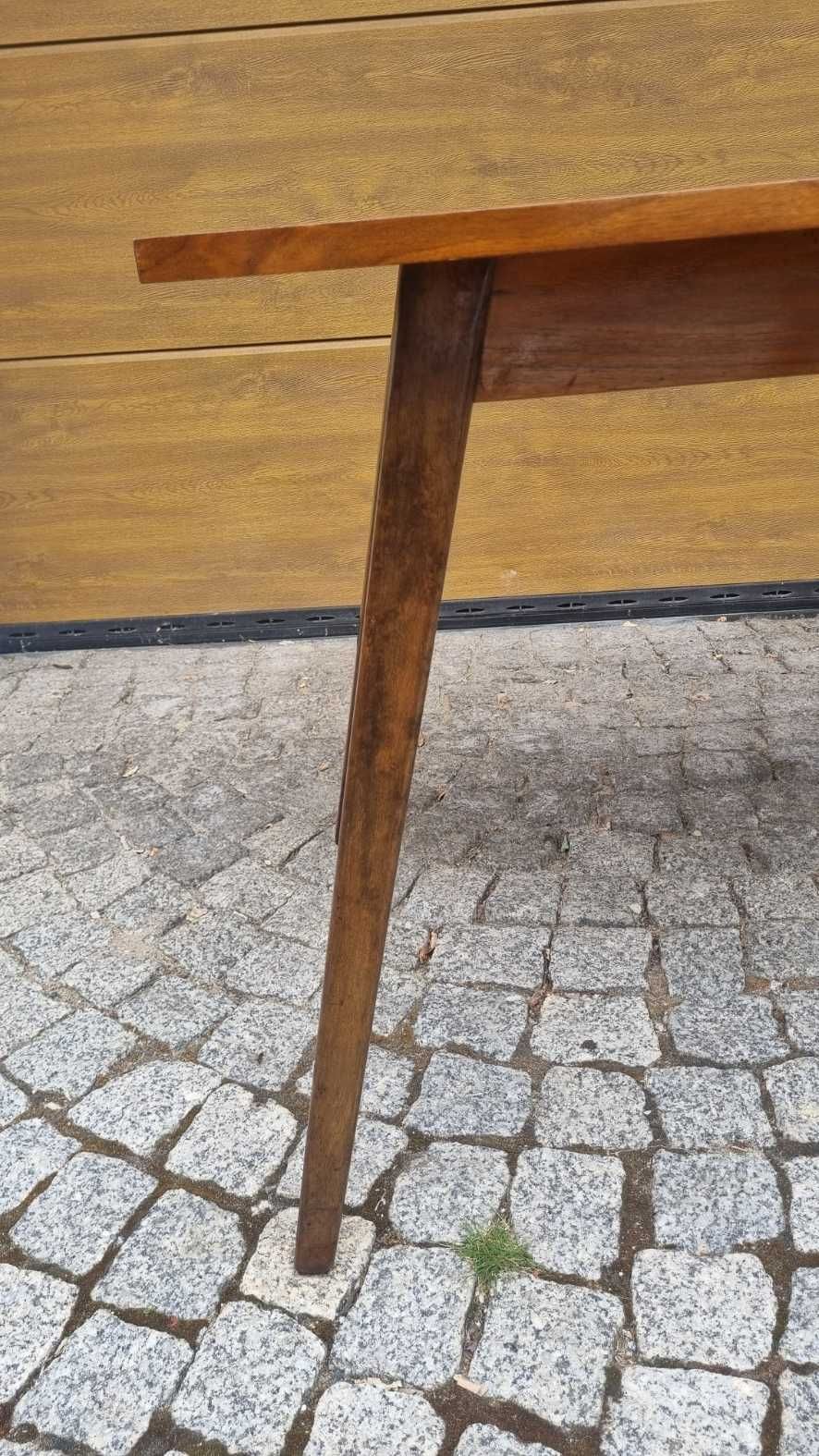 Stół i 4 krzesła Lejkowski Leśniewski 1326 Design PRL Mid Century