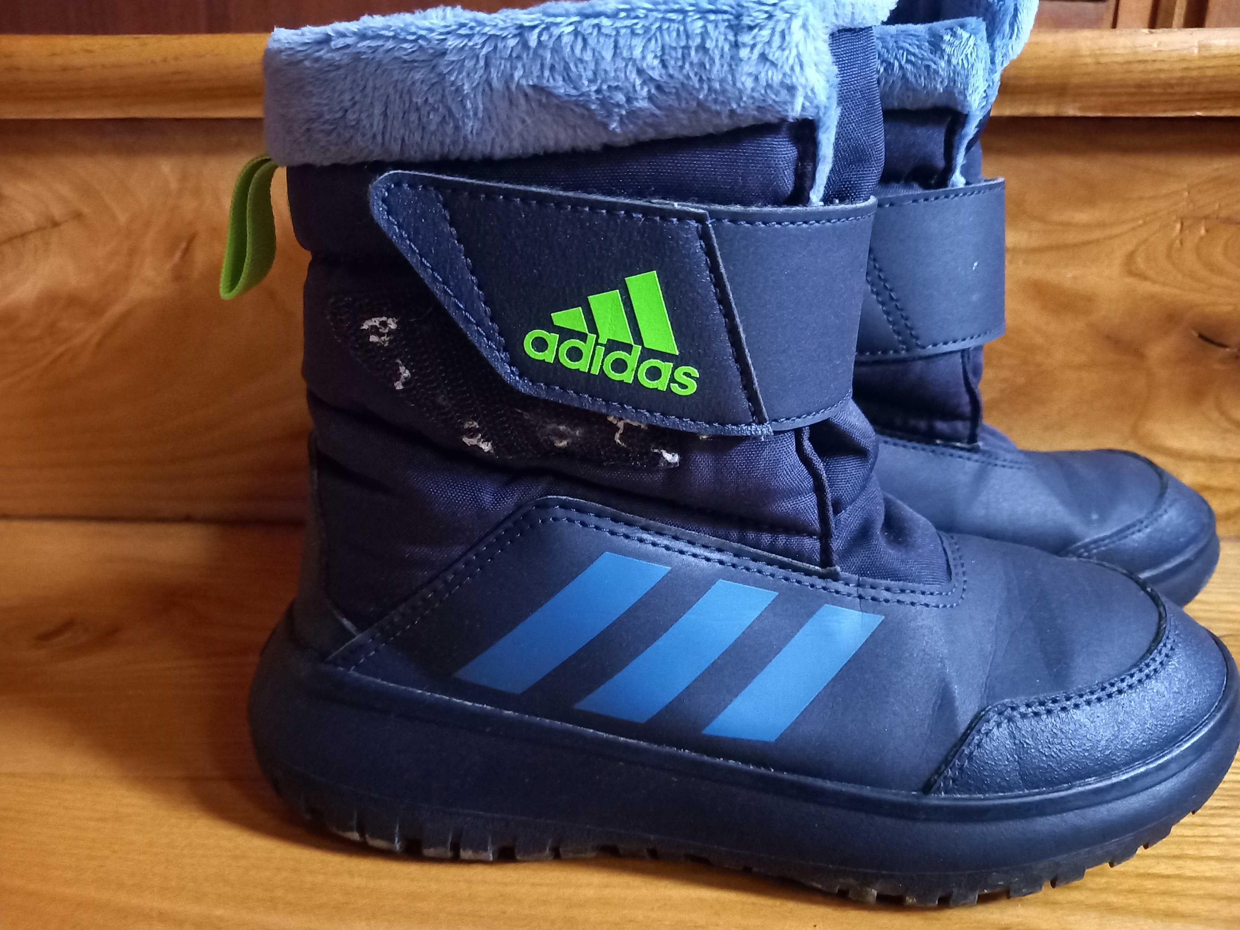 buty sniegowce adidas mega cieple 33