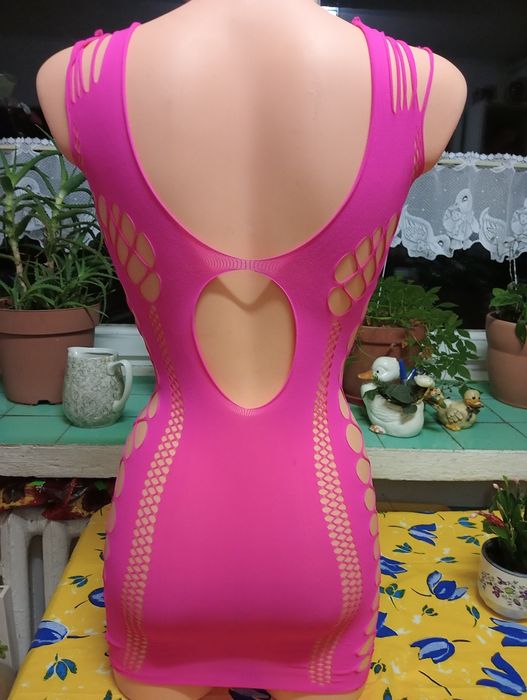 Różowa sukienka  roz uniwersalny od S do XL