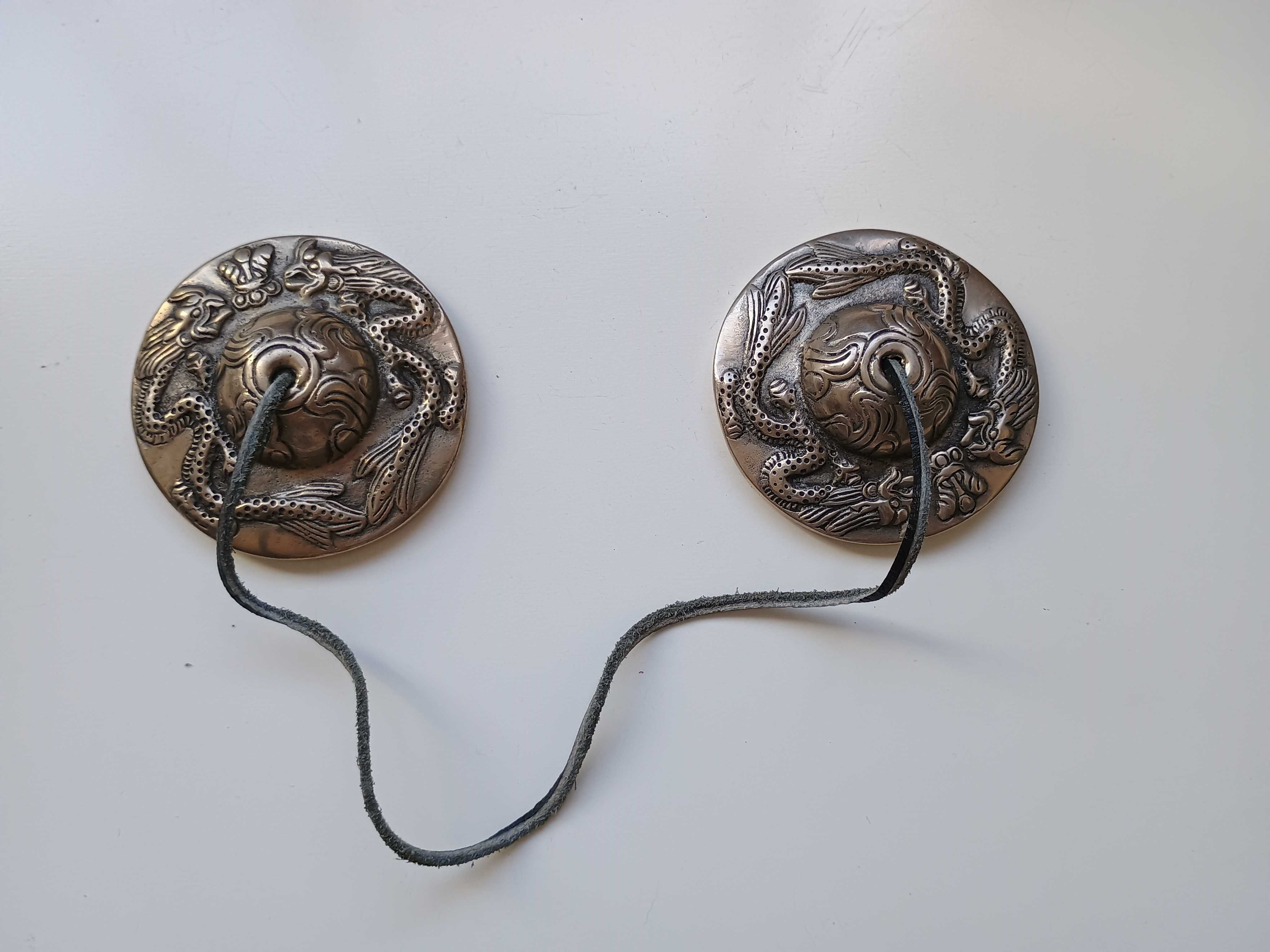Címbalos prateados 6,5cm