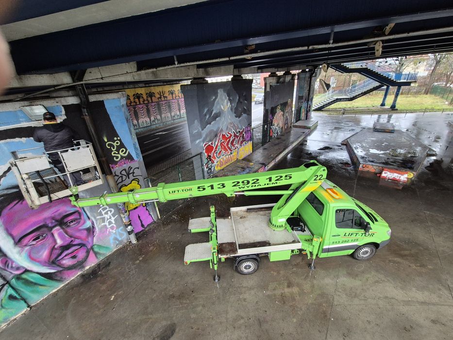 Zwyżka, prace na wysokości