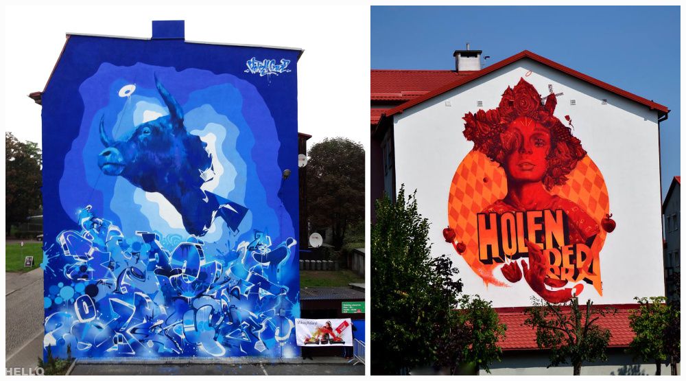 Murale artystyczne Graffiti Ekologiczne murale