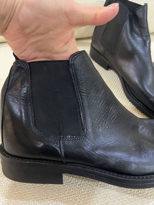 Шкіряні чоловічі челсі ( італія) натуральний замш