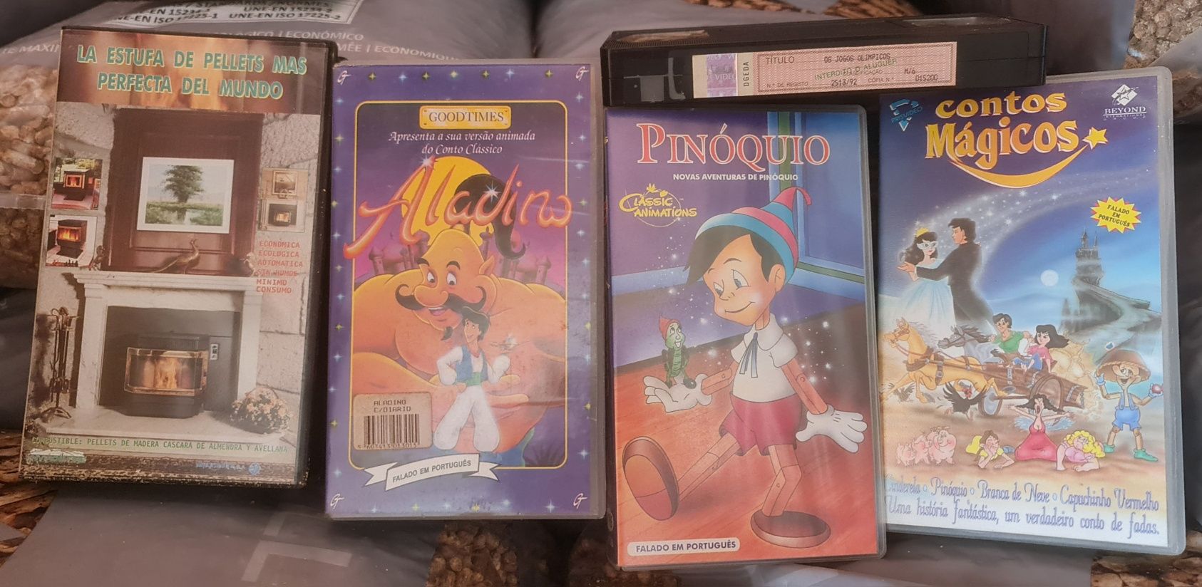Lote de cassetes VHS