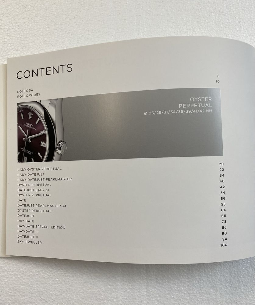 Katalog zegarków Rolex 2014