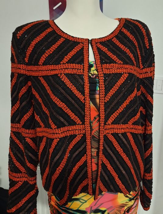 Marccain bolero z cekinów rozmiar L/XL sztos!