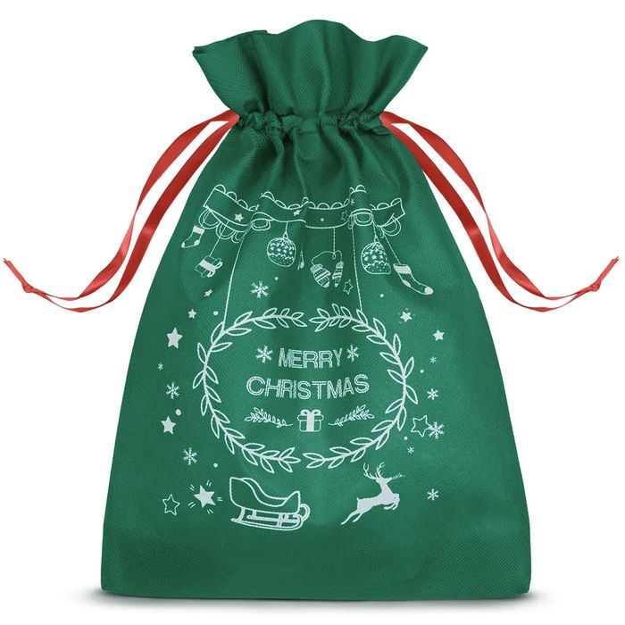 Worki na prezenty świąteczne torebki na prezent pod choinkę 8szt