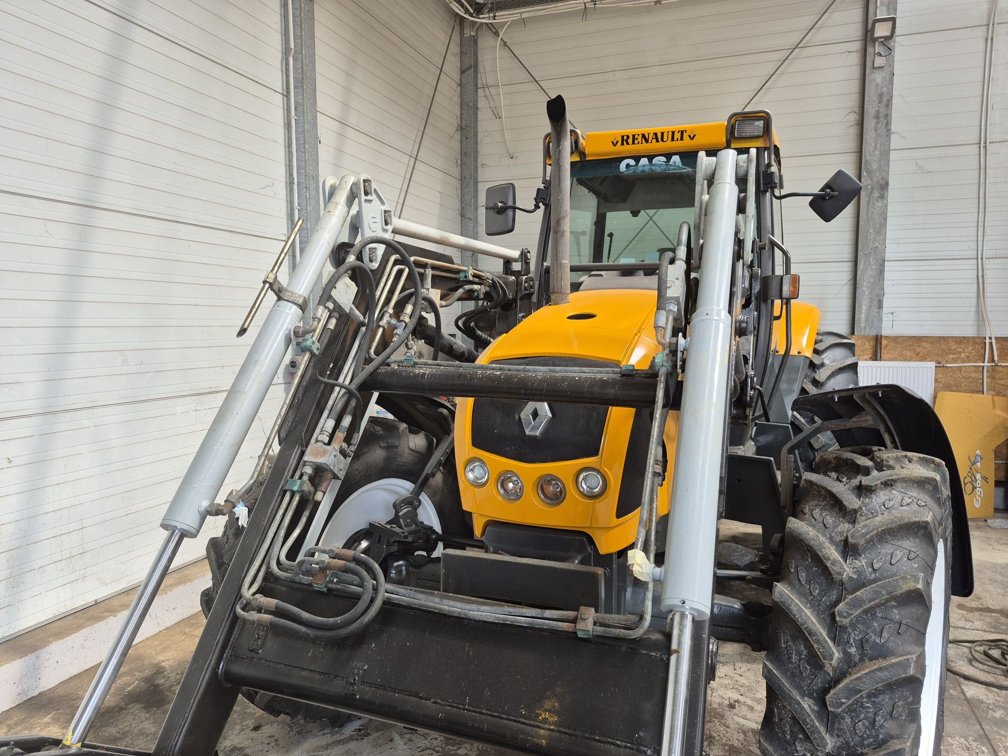 RENAULT Ergos silnik john deere ladowaczem jak claas case deutz zetor