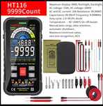Професійний цифровий мультиметр HABOTEST HT 116 + NCV.