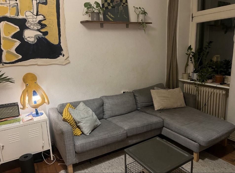 Sofa narożna IKEA Karlstad szara