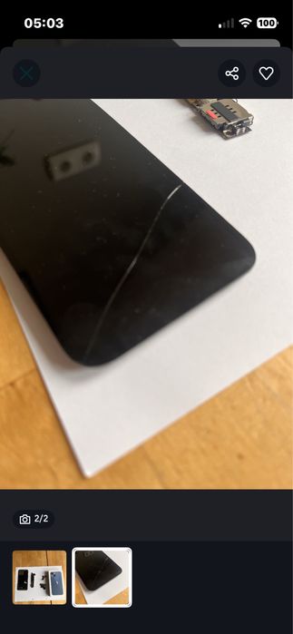 Iphone 13 mini kamera tyl, pudelko, pekniety wyswietlacz