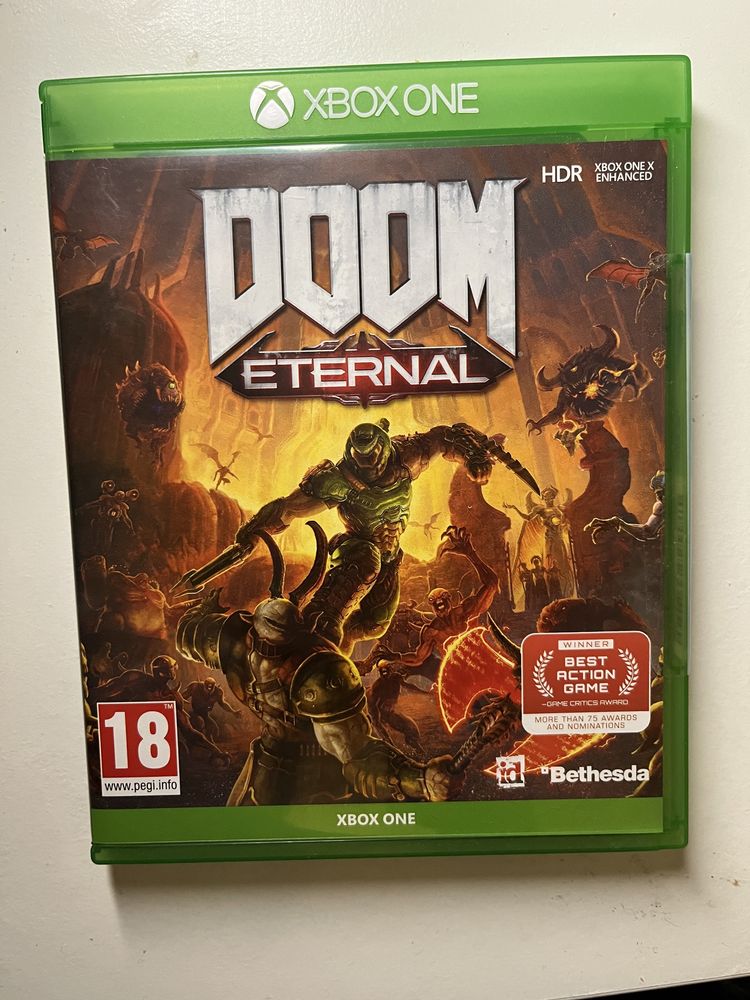 Doom Eternal Xbox series X Xbox one plyta