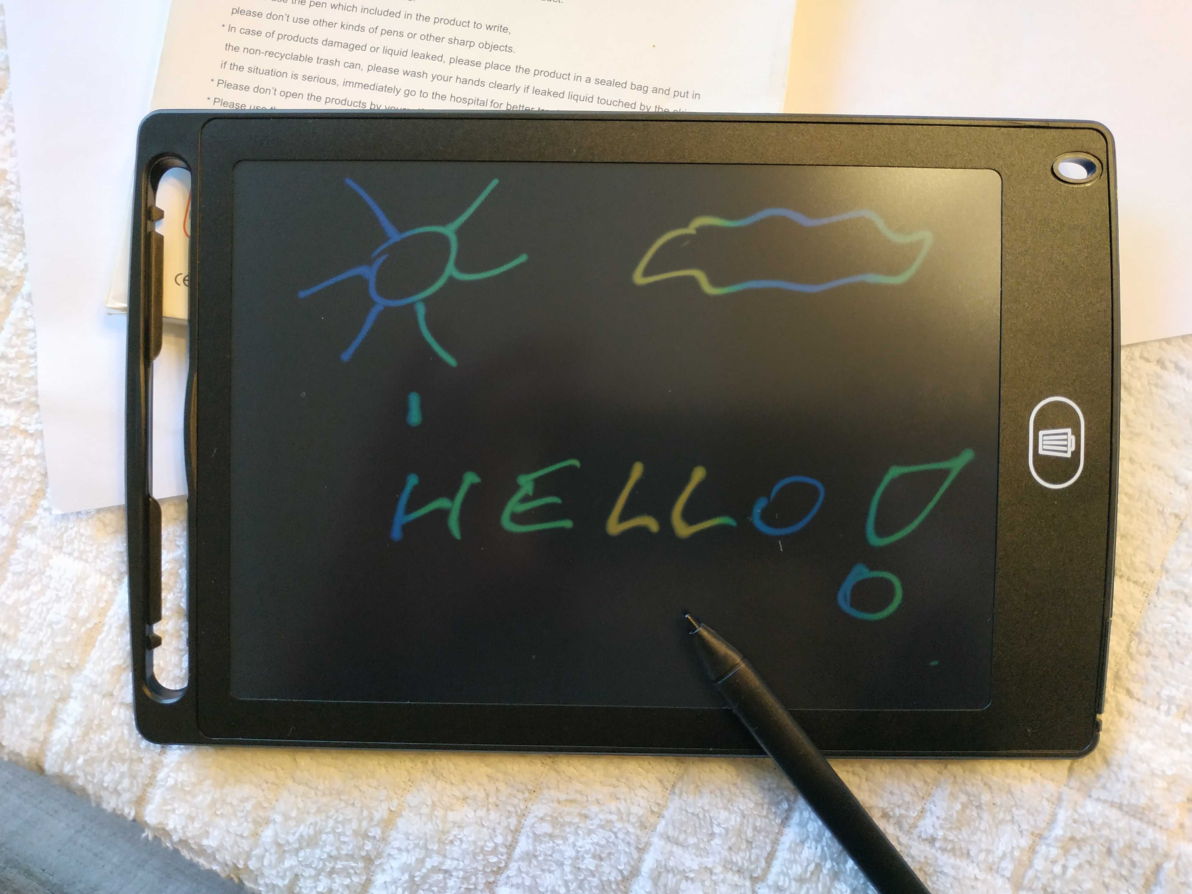 Tablet Graficzny do rysowania 8,5 cali elektroniczny LCD kolorowy nowy
